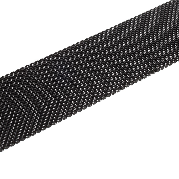 XINCUCO Magnetic Milanese Metal Wrist Watch Strap for Apple Watch Series 3/2/1 38mm - Black-6