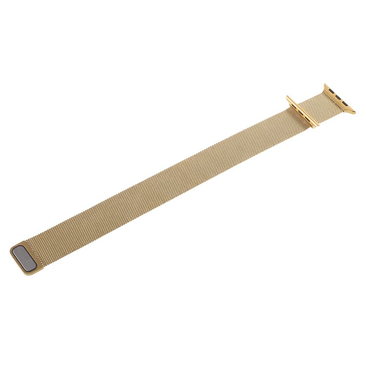 XINCUCO Magnetic Milanese Metal Watch Strap Replacement for Apple Watch Series 4 40mm / Series 3 2 1 38mm - Gold Color-1