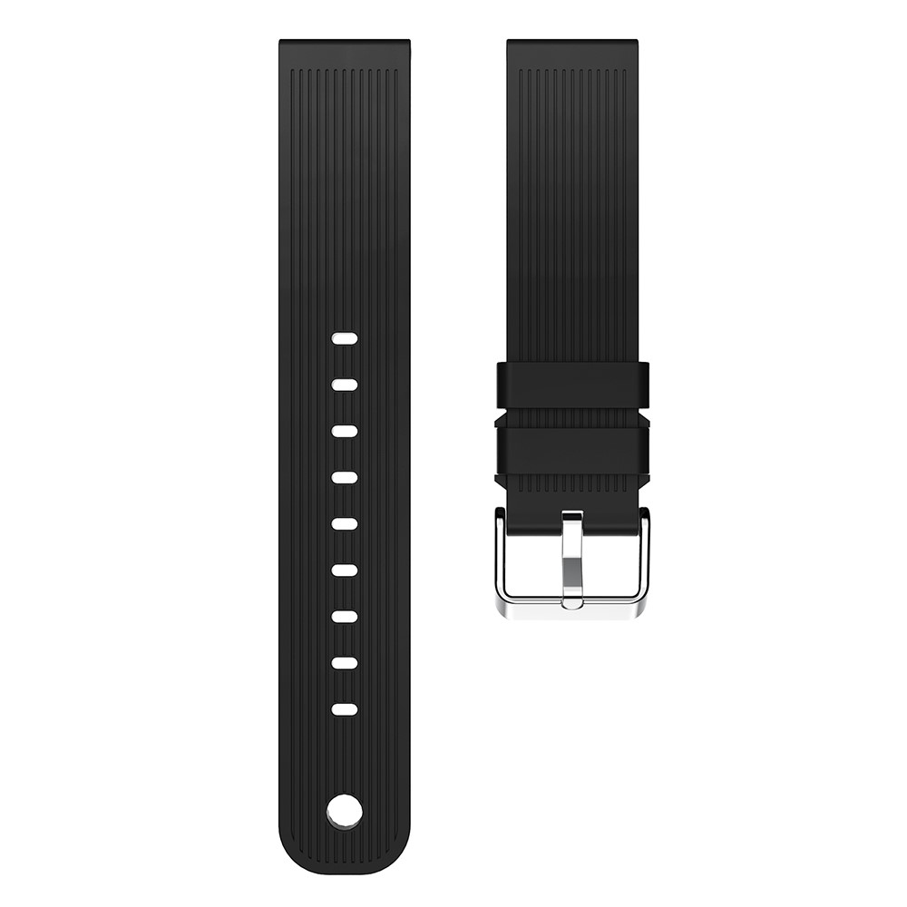 Forehead Wrinkles Texture Soft Silicone Watch Band for Samsung Galaxy Gear Sport - Black-4