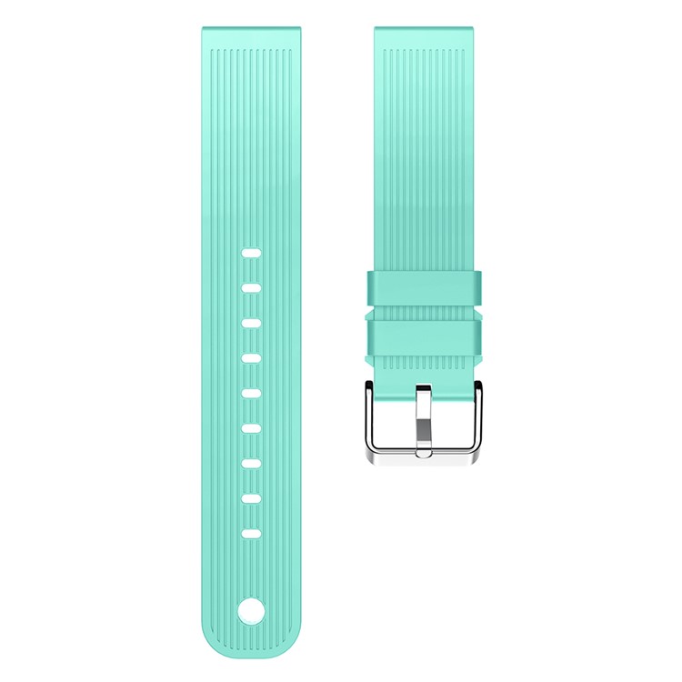 Rugas Da Testa Textura Pulseira De Pulso De Silicone Suave Para Samsung Galaxy Gear Sport - Ciano-4