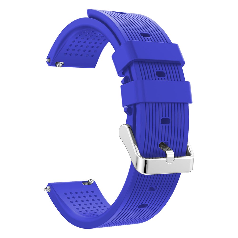 Forehead Wrinkles Texture Soft Silicone Watch Replacement Band for Samsung Galaxy Gear Sport - Purple-1