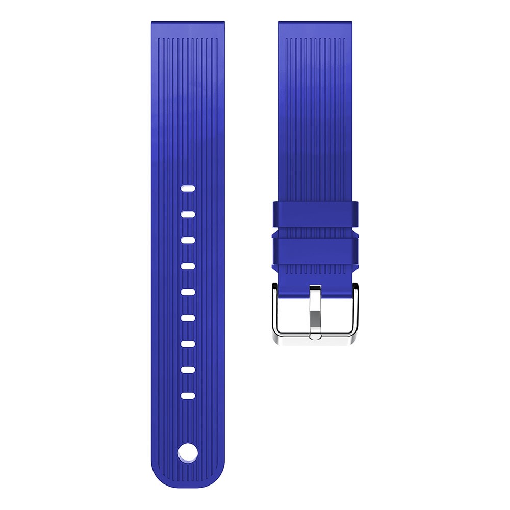 Forehead Wrinkles Texture Soft Silicone Watch Replacement Band for Samsung Galaxy Gear Sport - Purple-4