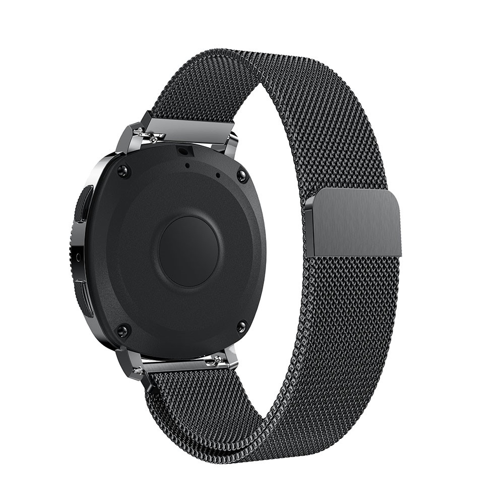 Mesh Magnetische Milanese Edelstahlband Armband Für Samsung Gear Sport - Schwarz-2