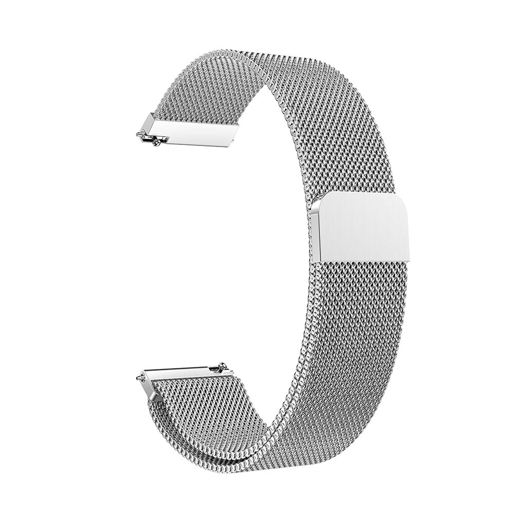 Mesh Magnetic Milanese Stainless Steel Watch Strap for Samsung Gear Sport - Silver Color-1