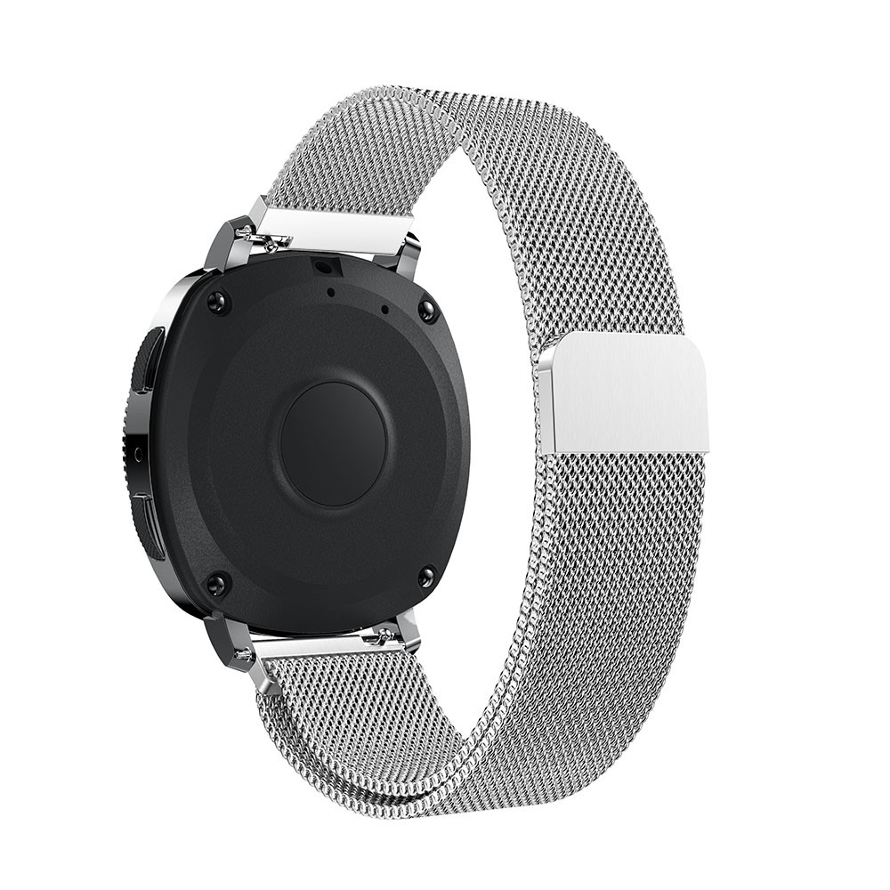 Mesh Magnetic Milanese Stainless Steel Watch Strap for Samsung Gear Sport - Silver Color-2