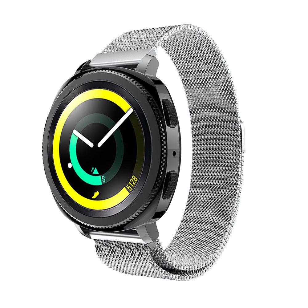 Mesh Magnetic Milanese Stainless Steel Watch Strap for Samsung Gear Sport - Silver Color-3