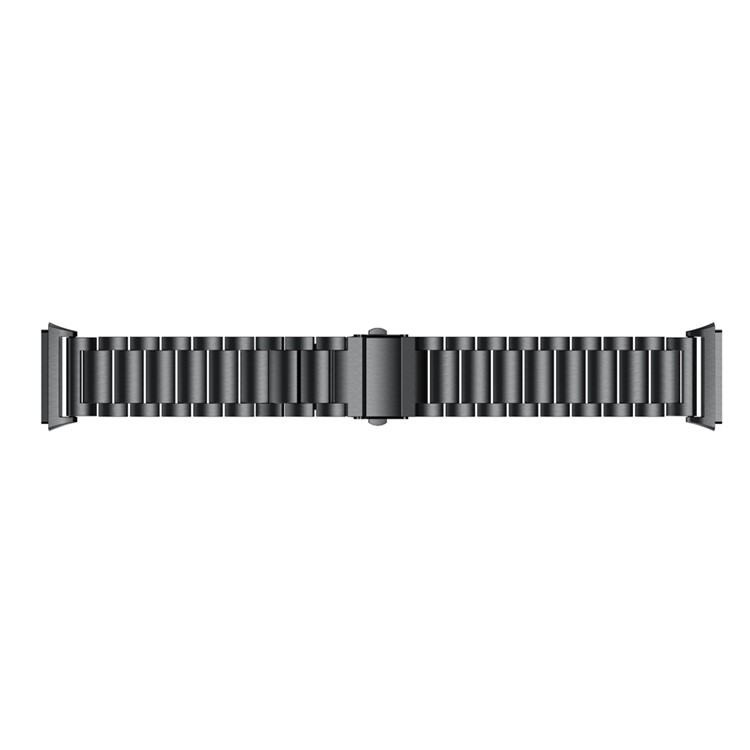 Elegant Stainless Steel Watch Band Replacement 18mm for Fitbit Ionic - Black-4