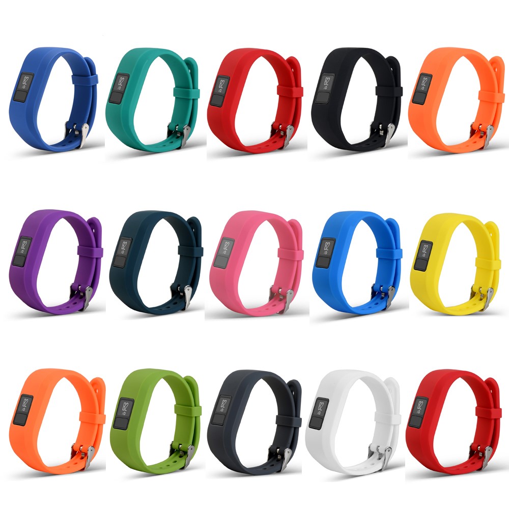 Bracelet En Silicone Souple Bracelet Bracelet Pour Garmin Vivofit 3 - Noir-7