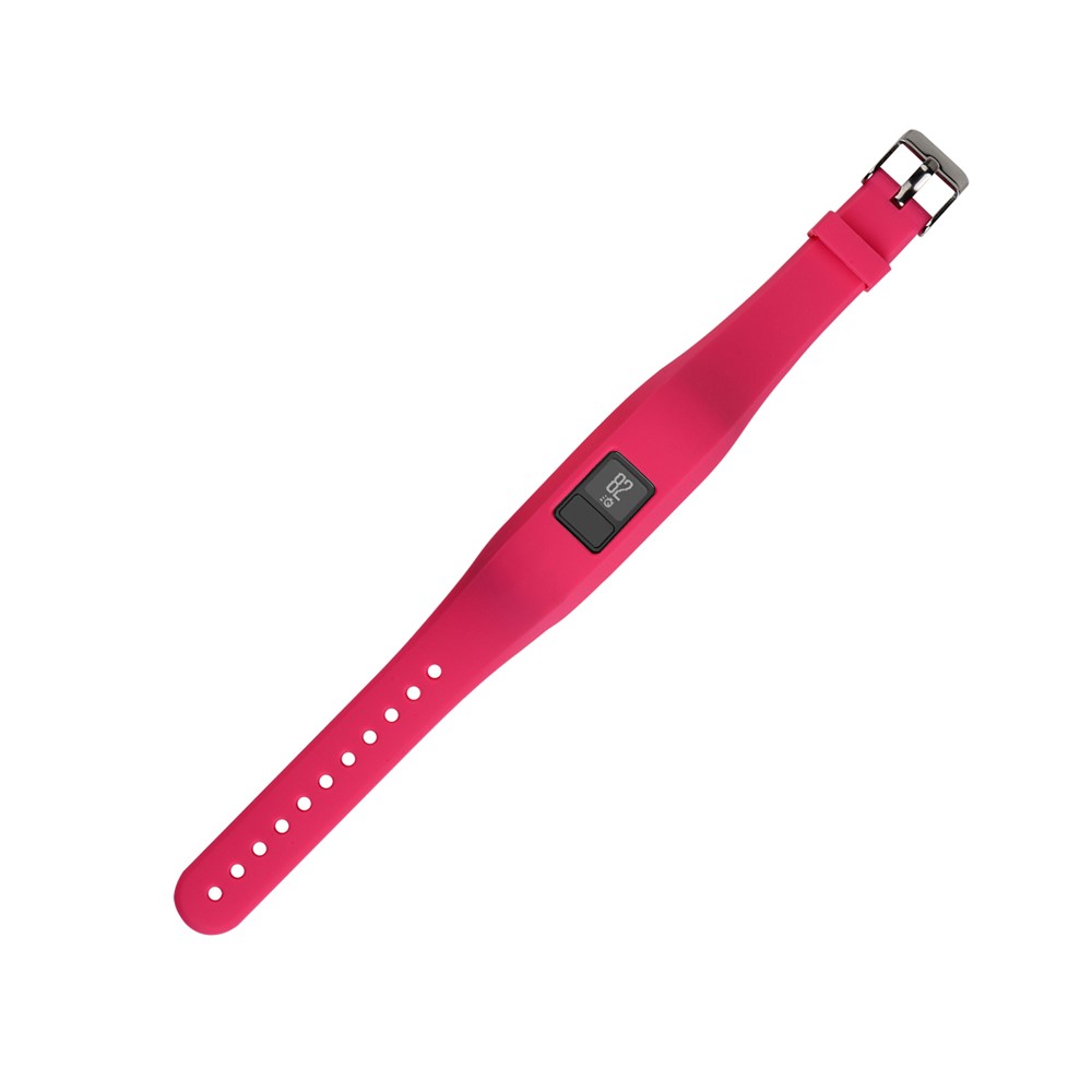 Pour Garmin Vivofit 3 Suise de Montre de Montre en Silicone Souffle de Remplacement Réglable - Rose