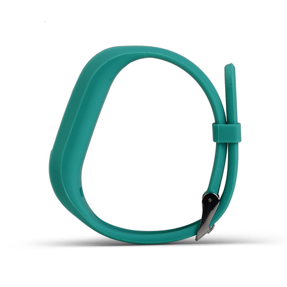Soft Silicone Replacement Wrist Watch Band for Garmin Vivofit 3 - Cyan-2