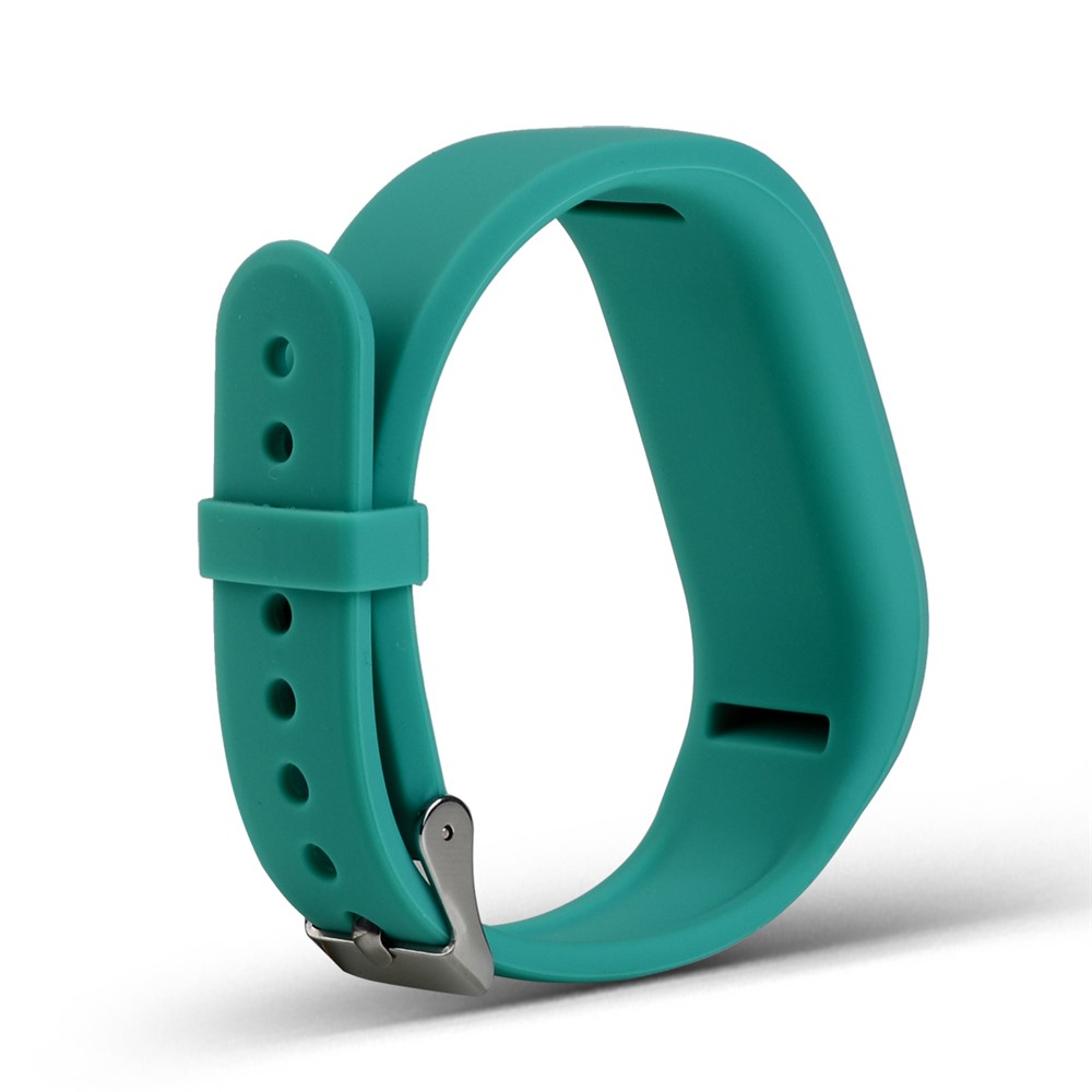 Soft Silicone Replacement Wrist Watch Band for Garmin Vivofit 3 - Cyan-4