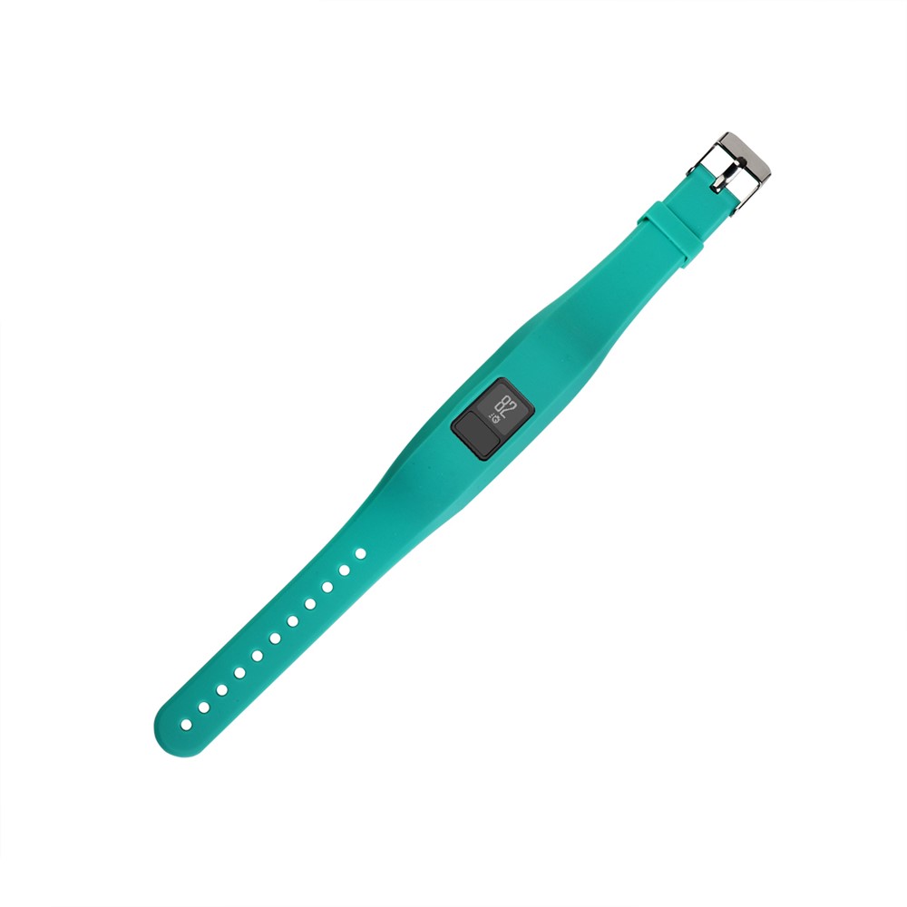 Soft Silicone Replacement Wrist Watch Band for Garmin Vivofit 3 - Cyan-6