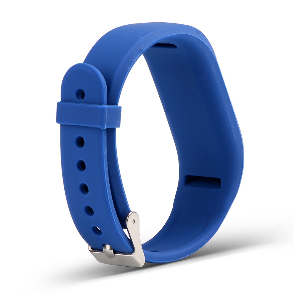 Flexible Soft Silicone Wrist Watch Strap for Garmin Vivofit 3 - Dark Blue-3