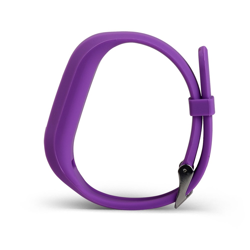 Flexible Soft Silicone Replacement Wrist Watch Band for Garmin Vivofit 3 - Purple-5