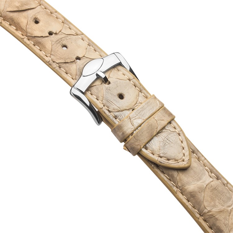 QIALINO Morelia Spilota Texture Genuine Leather Watch Strap for Apple Watch Series 4 40mm / Series 3 2 1 38mm-3