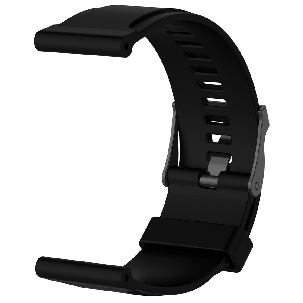 Silicone Wrist Watch Strap with Installation Tools for Suunto Essential - Black-3