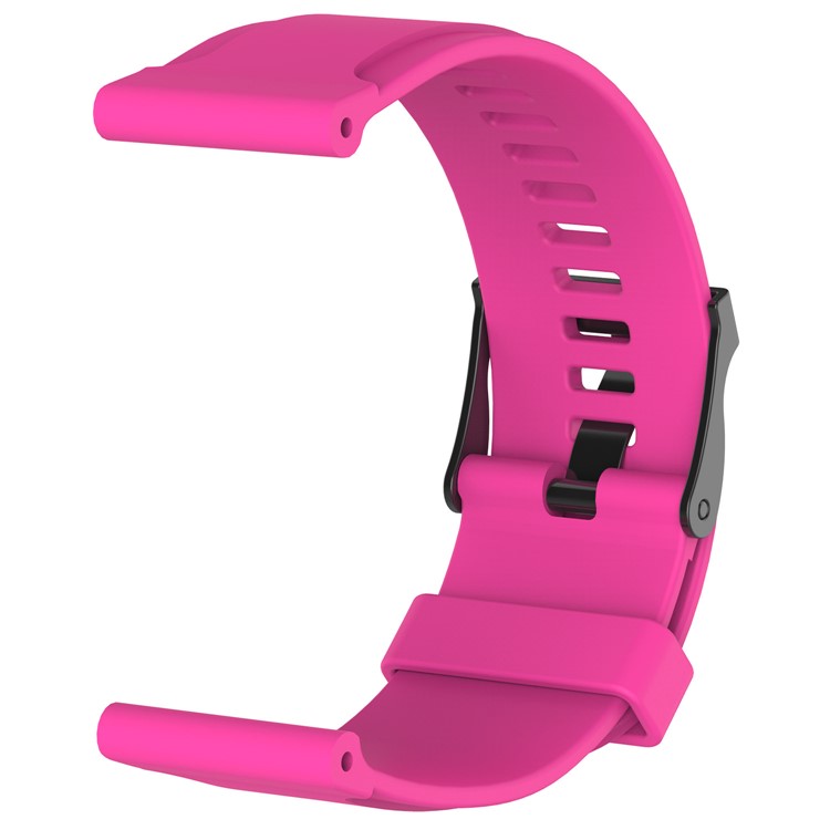For Suunto Essential Silicone Wrist Watch Strap Replacement with Installation Tools - Rose-3