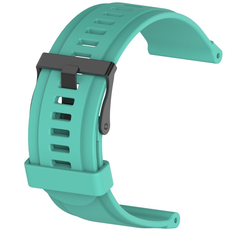 Soft Silicone Wrist Watch Band Strap with Installation Tools for Suunto Essential - Cyan-1