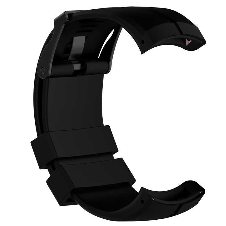 Soft Silicone Wrist Watch Strap with Installation Tools for Suunto Kailash - Black-3