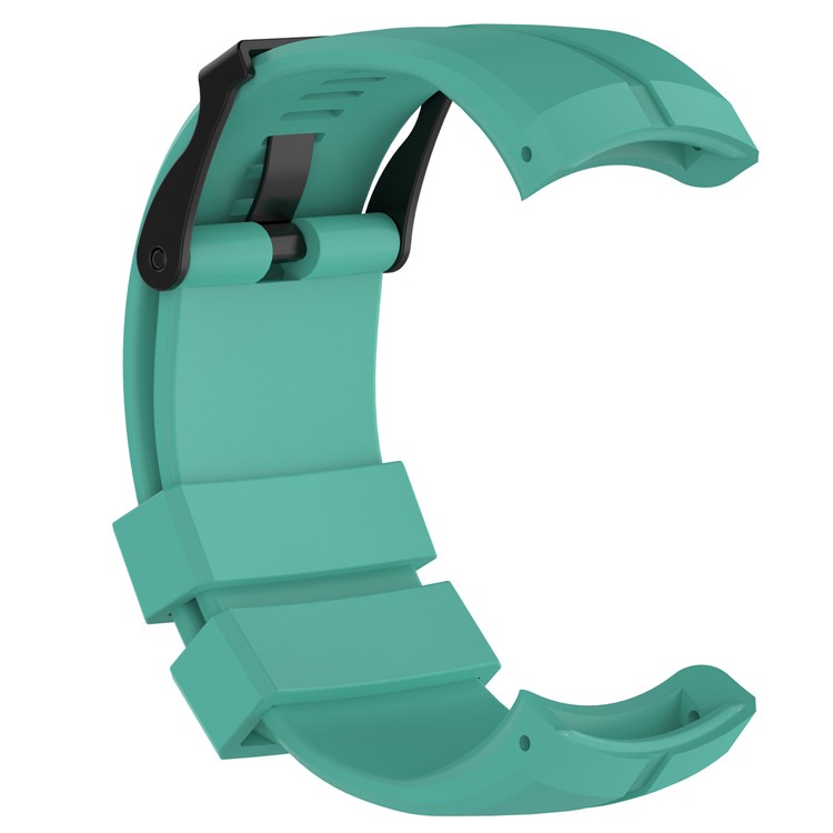 Soft Silicone Wrist Watch Band Strap with Installation Tools for Suunto Kailash - Cyan-3