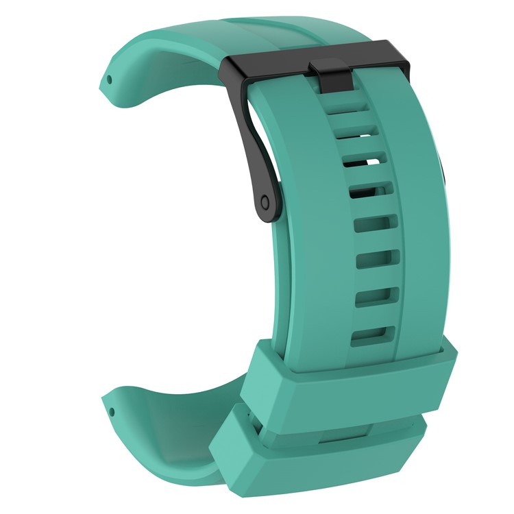 Soft Silicone Wrist Watch Band Strap with Installation Tools for Suunto Kailash - Cyan-4