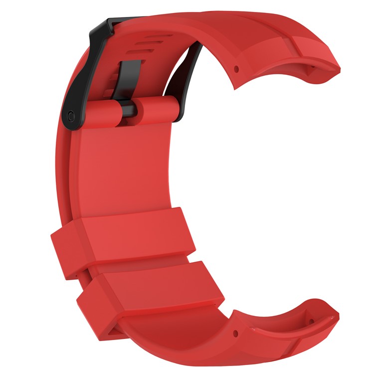 Soft Silicone Wrist Watch Band with Installation Tools for Suunto Kailash - Red-3