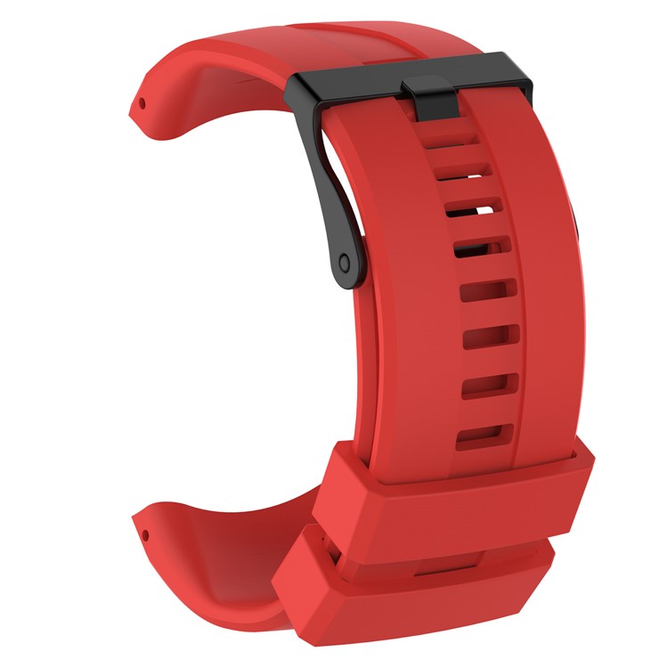 Soft Silicone Wrist Watch Band with Installation Tools for Suunto Kailash - Red-4