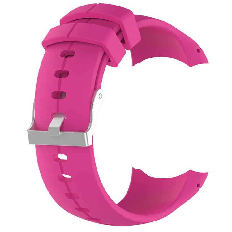 Soft Silicone Watchband Replacement for Suunto Spartan Ultra with Spring Bars and Tool - Rose-3