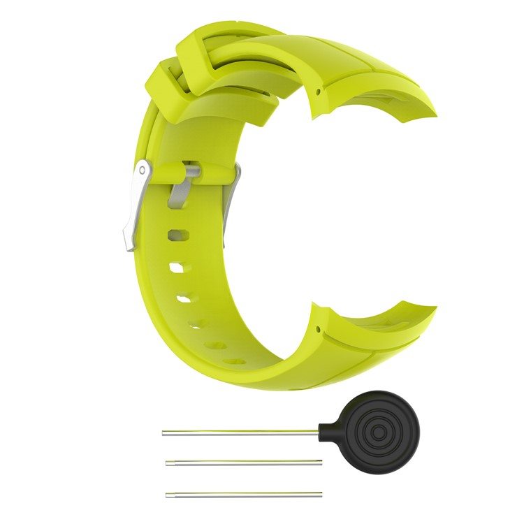 Soft Silicone Watch Sports Strap for Suunto Spartan Ultra with Spring Bars and Tool - Green-1