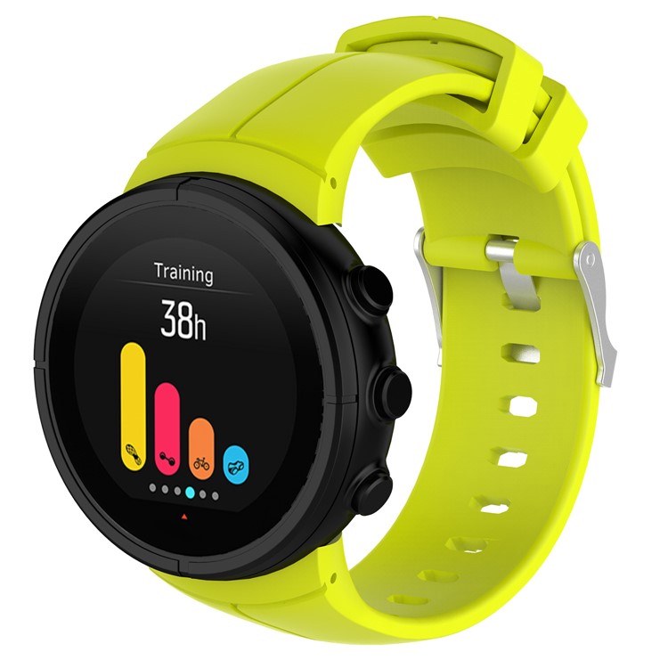 Soft Silicone Watch Sports Strap for Suunto Spartan Ultra with Spring Bars and Tool - Green-3