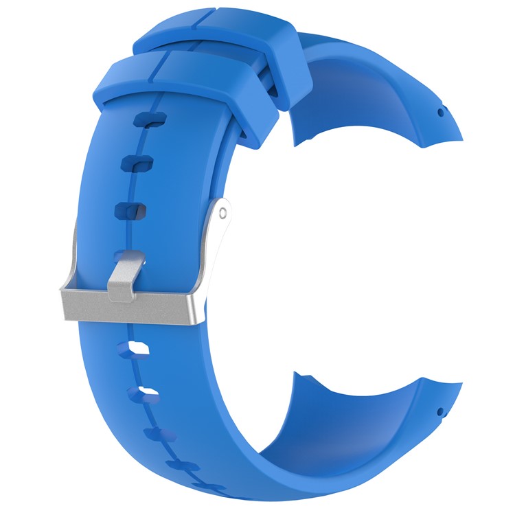 Soft Silicone Watch Band for Suunto Spartan Ultra with Spring Bars and Tool - Blue-3