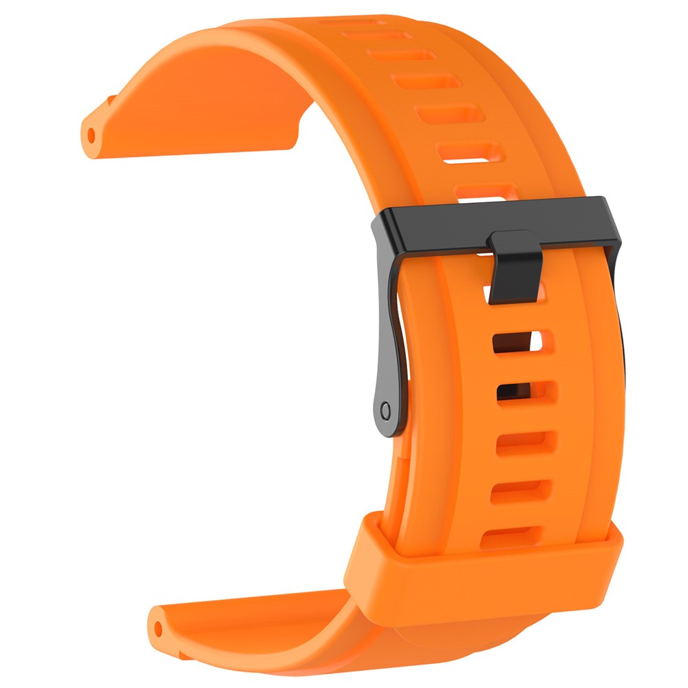 Silicone Watch Strap for Suunto Traverse with Spring Bars and Tool - Orange-3