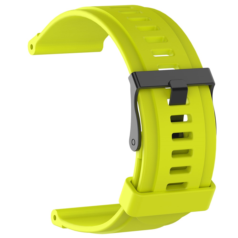 Silicone Watch Bracelet for Suunto Traverse with Spring Bars and Tool - Green-2