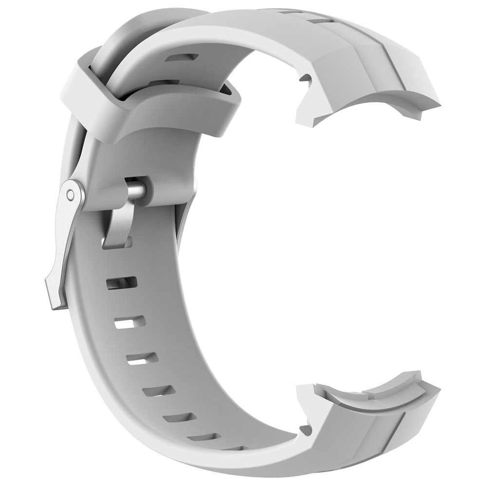 Silicone Watch Band for Suunto Spartan Sport with Spring Bars and Tool - White-2