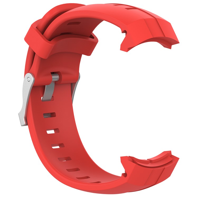 Replacement Silicone Watchband for Suunto Spartan Sport with Spring Bars and Tool - Red-3