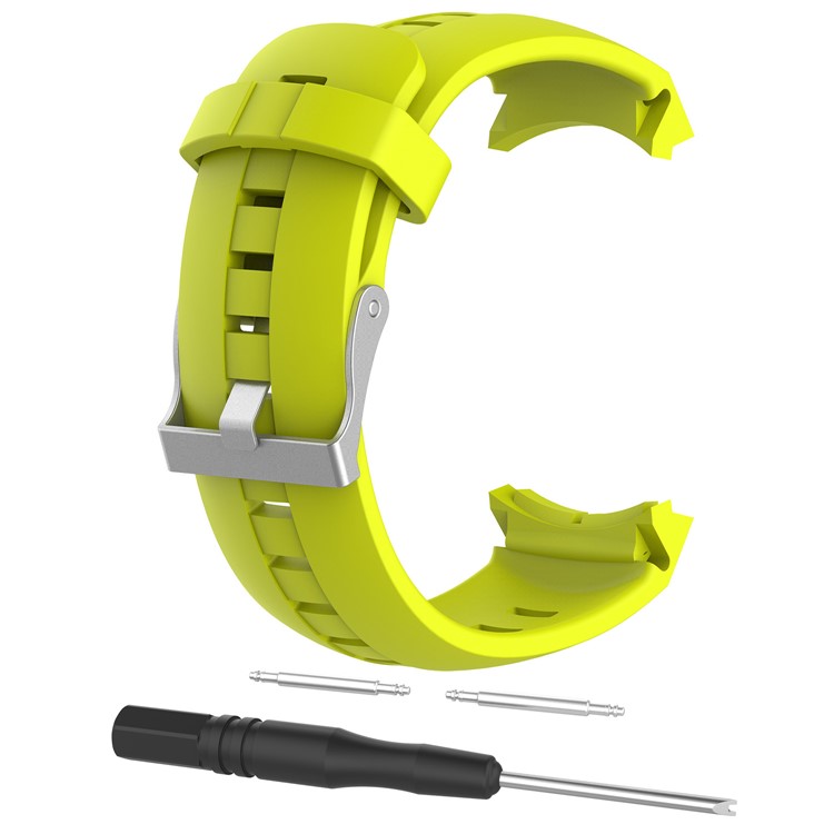 Silikonarmband Für Suunto Spartan Sport Mit Federsteg Und Werkzeug - Grün-1