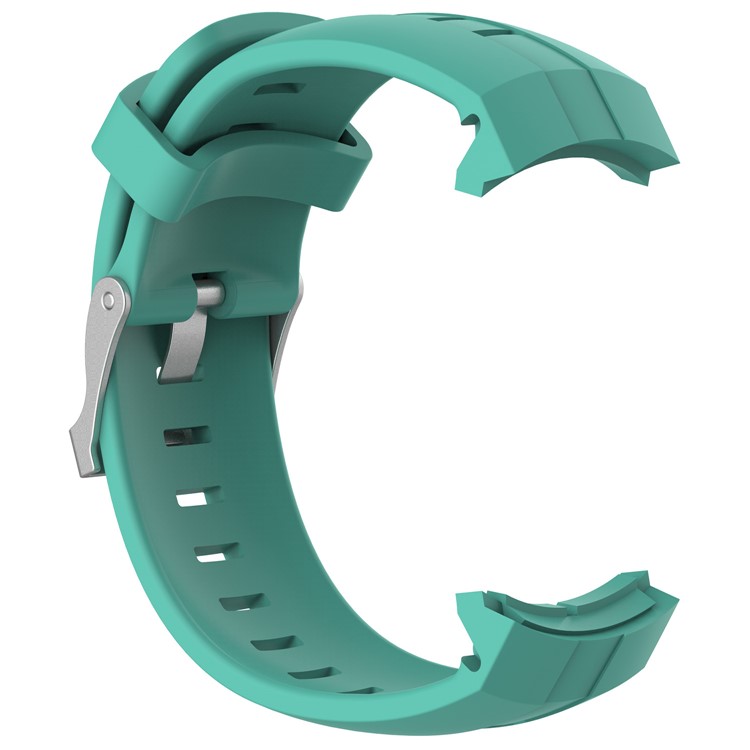 Silicone Watch Wrist Bracelet for Suunto Spartan Sport with Spring Bars and Tool - Cyan-2