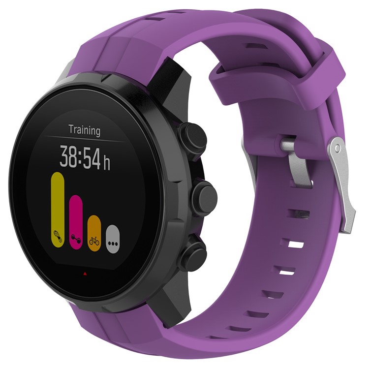 Silicone Wrist Watch Strap Band for Suunto Spartan Sport with Spring Bars and Tool - Purple-3
