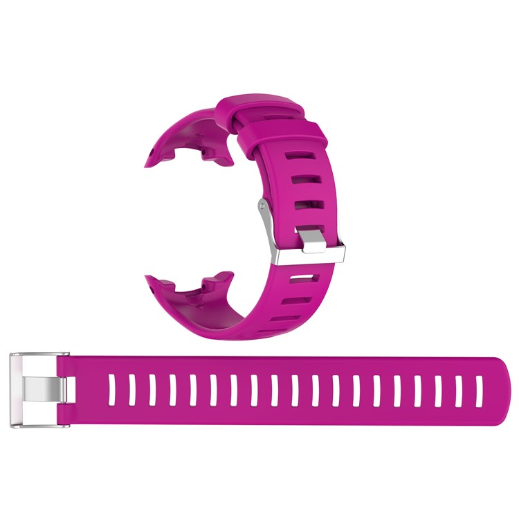 Flexible Silicone Watch Strap for Suunto D4i Novo Submersion Watch - Rose-3