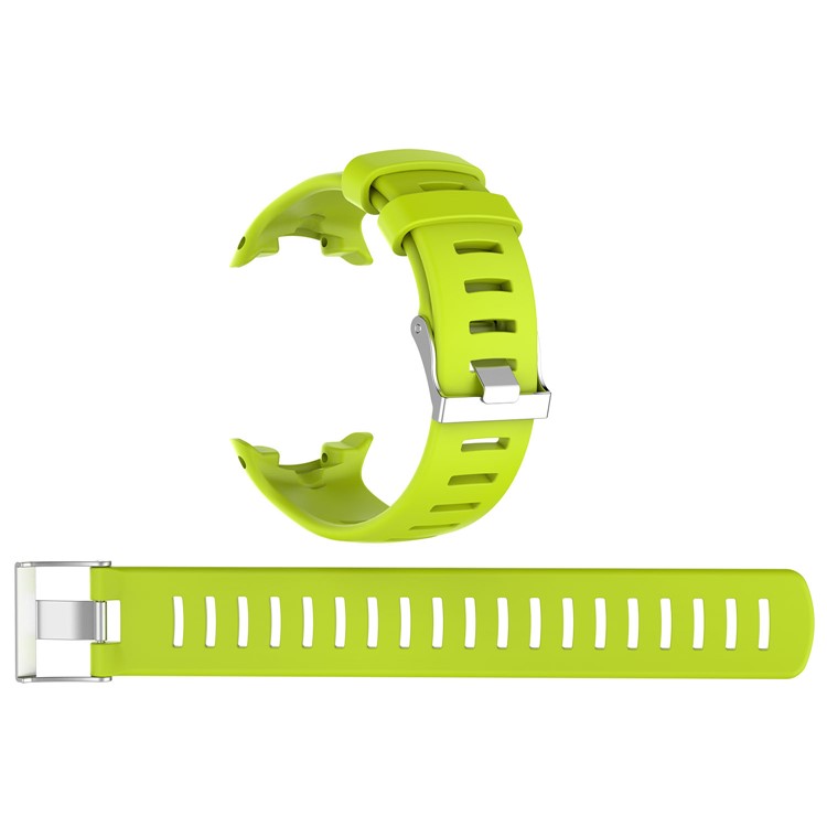 Flexible Soft Silicone Watch Band Strap for Suunto D4i Novo Submersion Watch - Green-3
