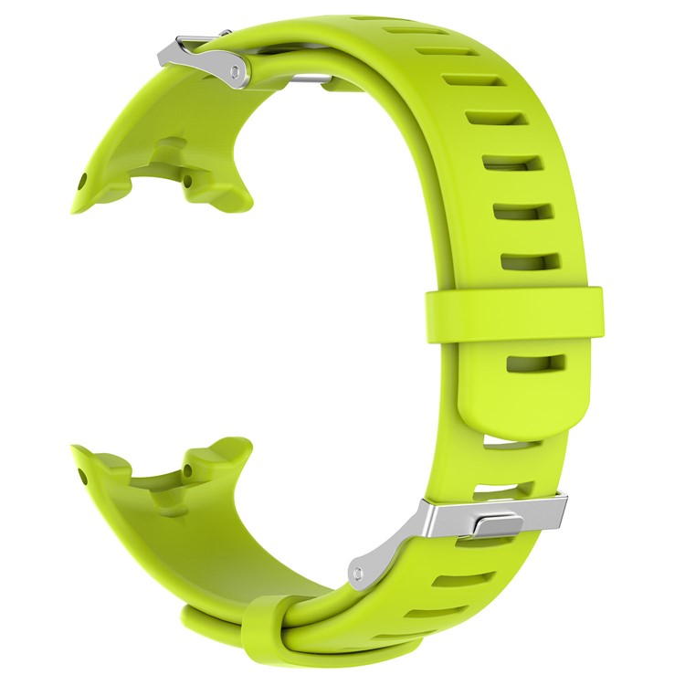 Flexible Soft Silicone Watch Band Strap for Suunto D4i Novo Submersion Watch - Green-4