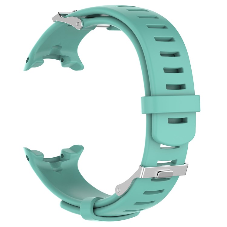 Flexible Silicone Replacement Watch Band Strap for Suunto D4i Novo Submersion Watch - Cyan-1