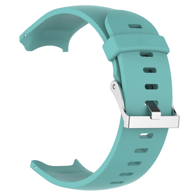 Soft Silicone Watch Strap Replacement for Garmin Approach S3 with Spring Bars and Tool - Cyan-2