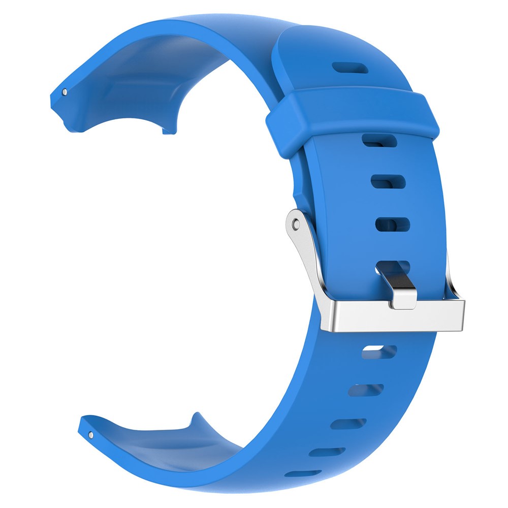 Soft Silicone Watch Sports Strap for Garmin Approach S3 with Spring Bars and Tool - Blue-3