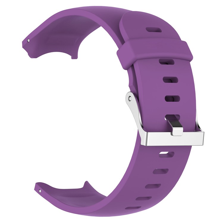 Soft Silicone Watch Sports Band for Garmin Approach S3 with Spring Bars and Tool - Purple-2