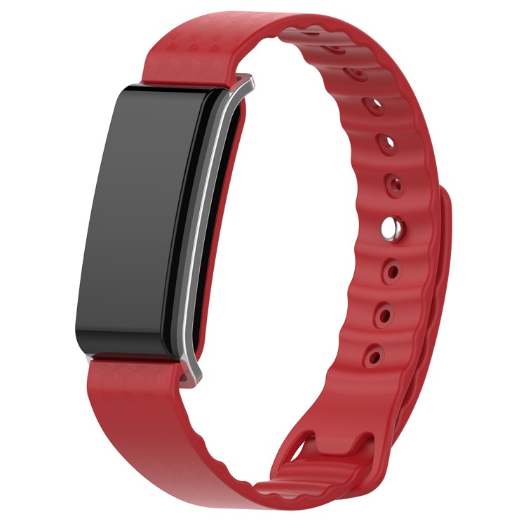 Bracelet de Sangle en Silicone Doux Pour Huawei Color Band A2 - Rouge