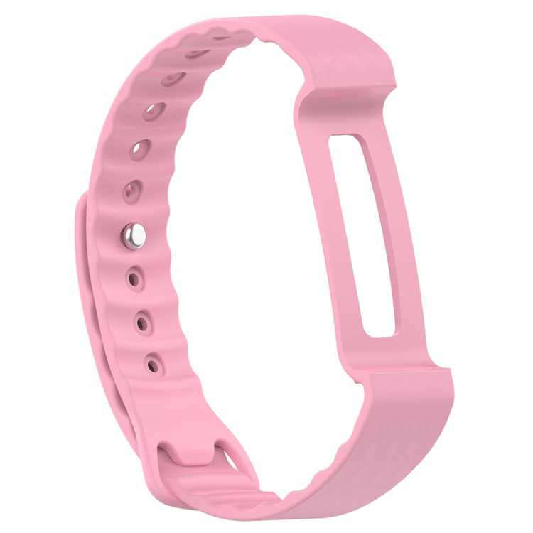 Soft Silicone Wristband Strap Replacement for Huawei Colour Band A2 - Pink-2