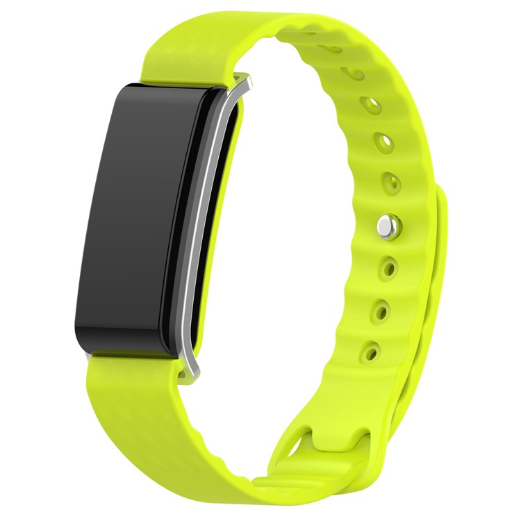 Soft Silicone Strap Wrist Band Replacement for Huawei Colour Band A2 - Green-3