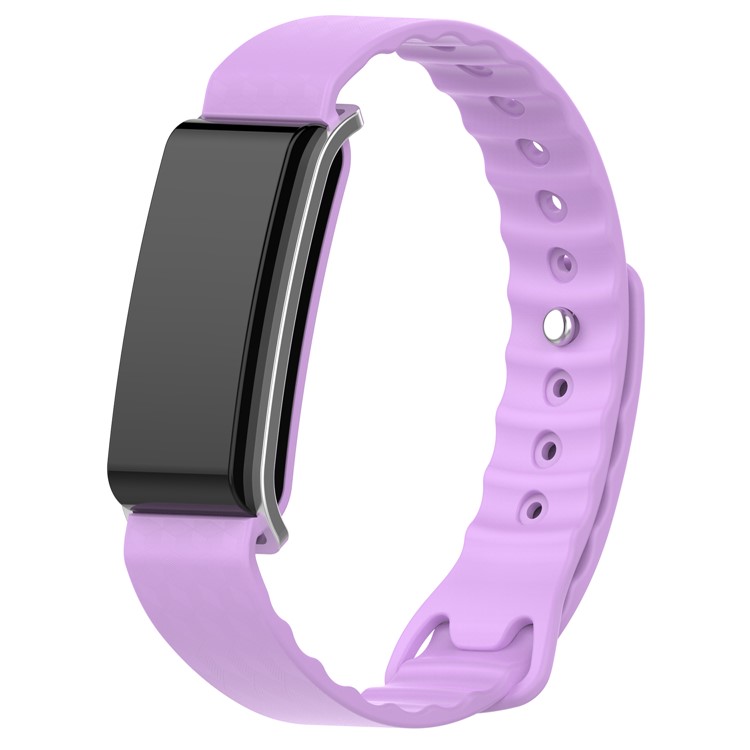 Soft Silicone Replacement Wrist Band for Huawei Colour Band A2 - Purple-3