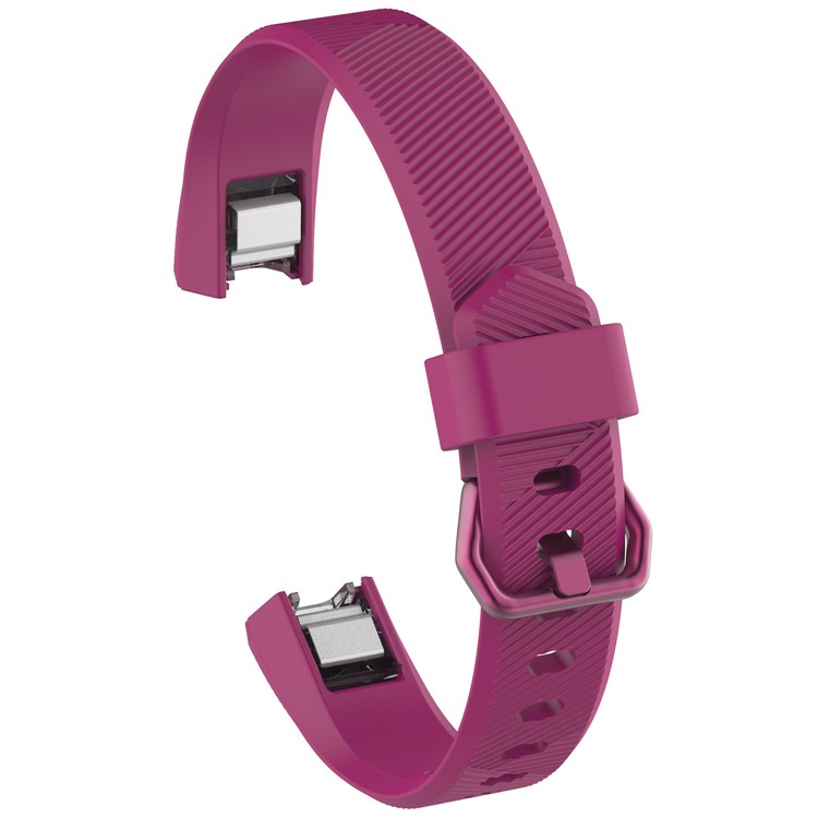 Adjustable TPU + TPE Replacement Watch Strap, Length: 8.5 + 9cm for Fitbit Alta HR - Rose-1